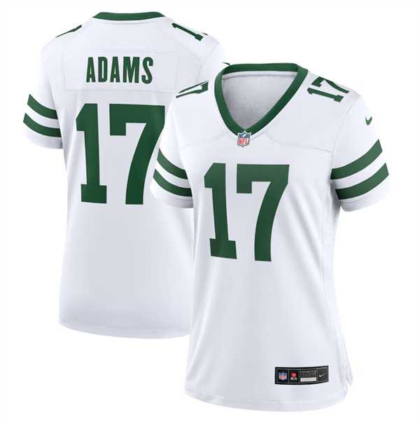 Women%27s New York Jets #17 Davante Adams White Stitched Jersey Dzhi